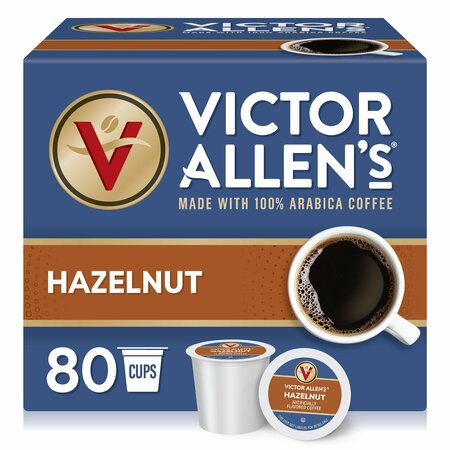 VICTOR ALLEN Hazelnut Coffee Single Serve Cup, PK80 FG014609RV